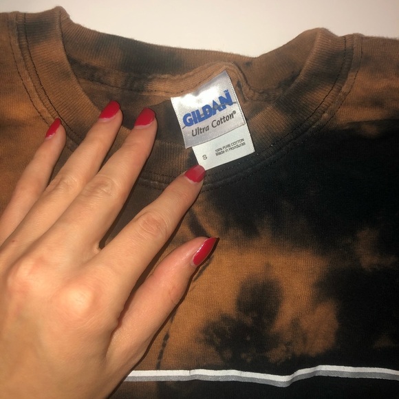 Long sleeve Purdue bleach dye - Picture 2 of 2